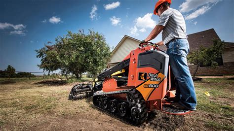 small stand behind skid steer|ditch witch 800 skid steer.